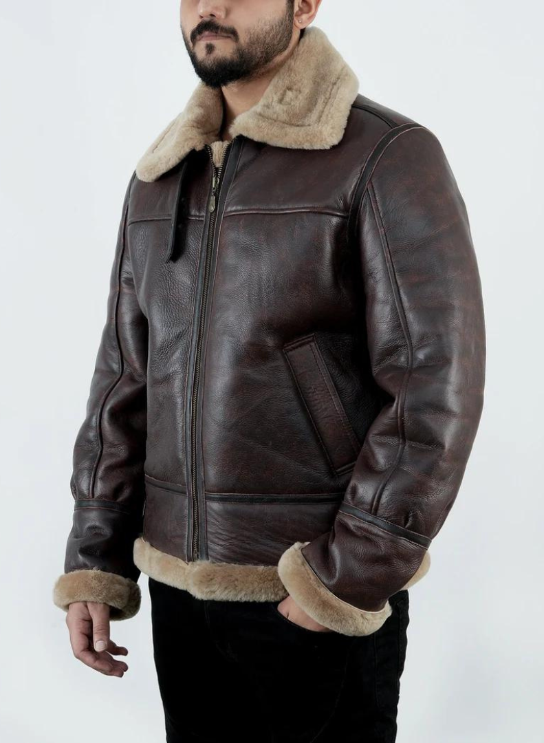 DARK BROWN FUR JACKET