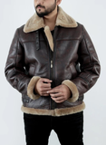 DARK BROWN FUR JACKET