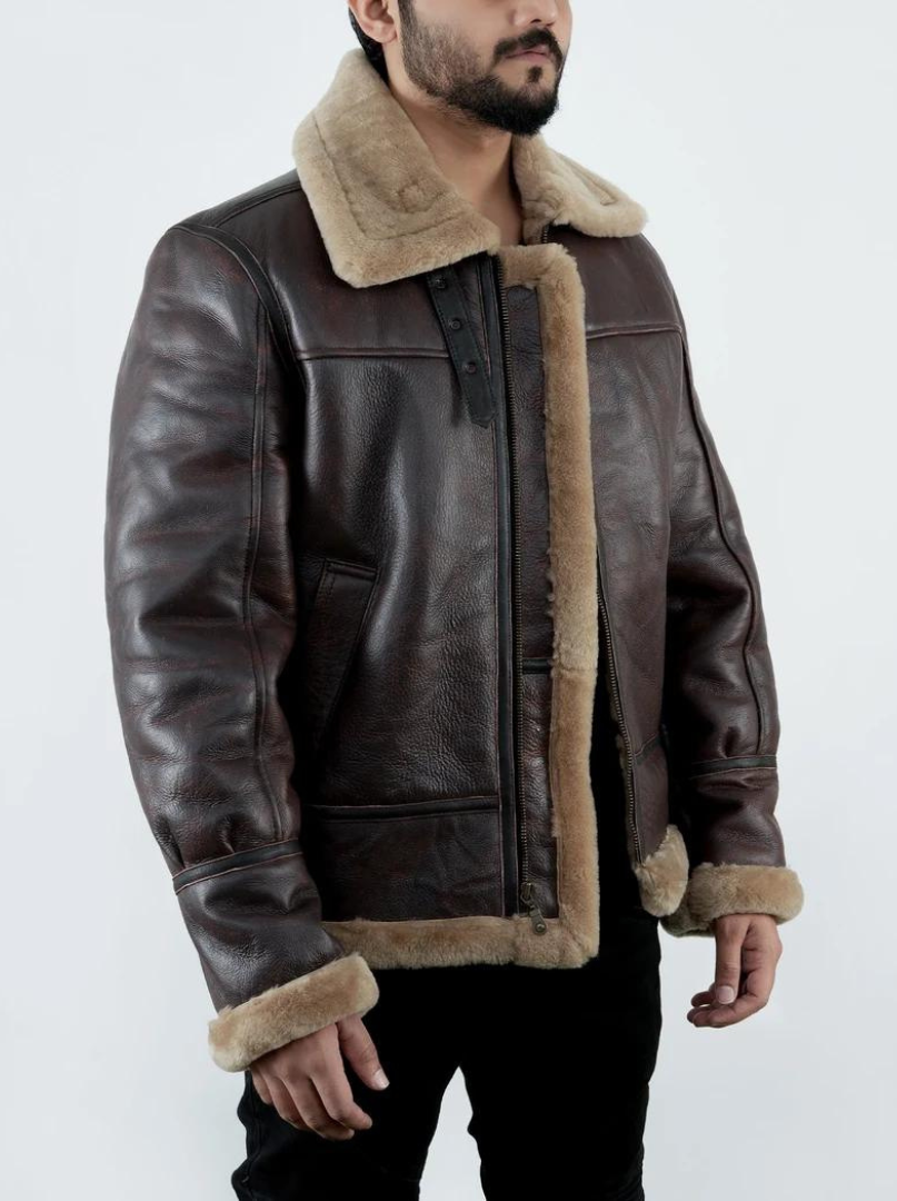 DARK BROWN FUR JACKET