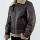 DARK BROWN FUR JACKET