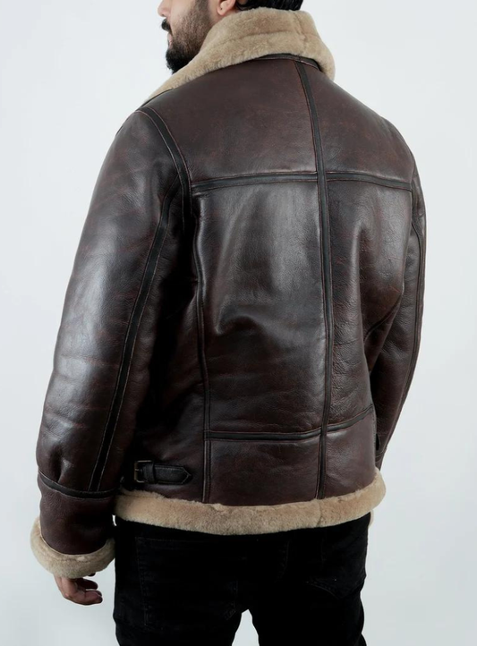 DARK BROWN FUR JACKET