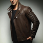 DARK ROAST MEN'S BIKER JACKET