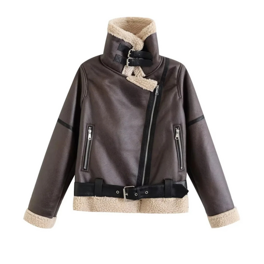 WOMEN’S BROWN B3 BOMBER JACKET