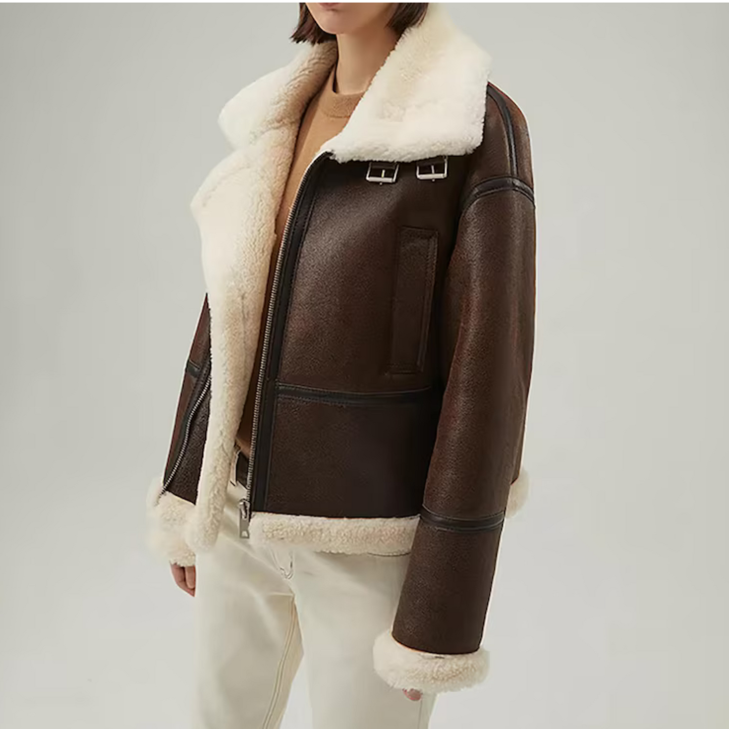 VINTAGE AVIATOR STYLE JACKET