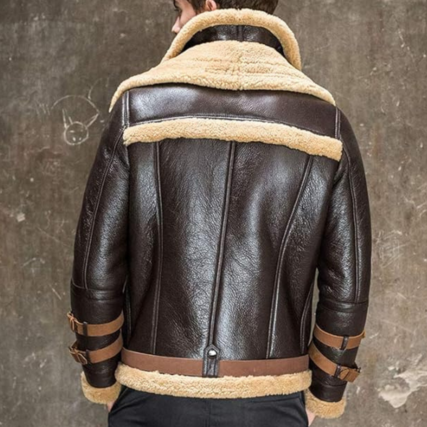 LUXURY JACKET WITH REMOVEABLE COLLAR