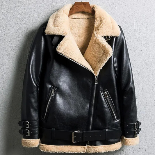 WOMEN'S SHEARLING LEATHER JACKET