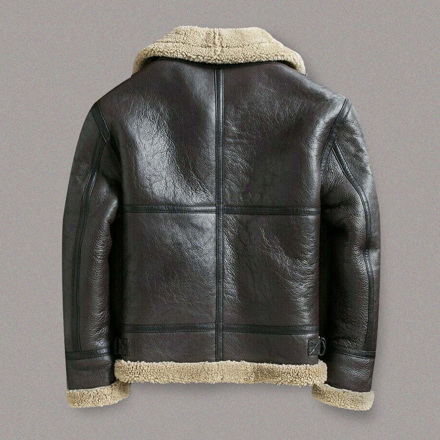 REAL SHEARLING LEATHER JACKET