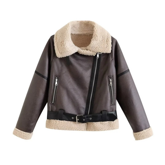 WOMEN’S BROWN B3 BOMBER JACKET