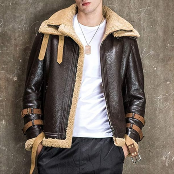 LUXURY JACKET WITH REMOVEABLE COLLAR