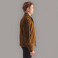 HANDMADE BROWN SUEDE LEATHER JACKET