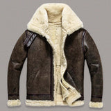 RAF AVIATOR SHEARLING BOMBER JACKET