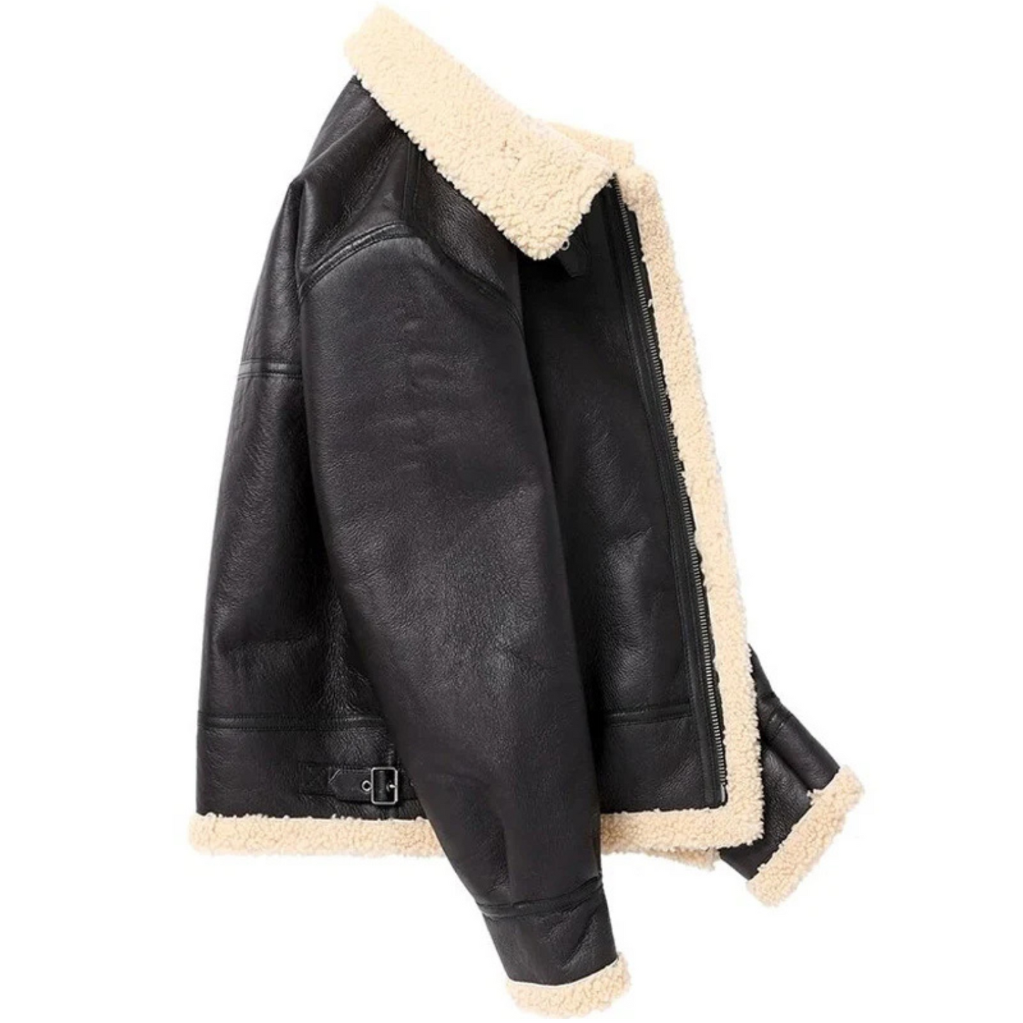 BLACK MENS BOMBER JACKET