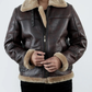 DARK BROWN FUR JACKET