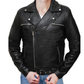 NEGAN STYLE BLACK BIKER LEATHER JACKET