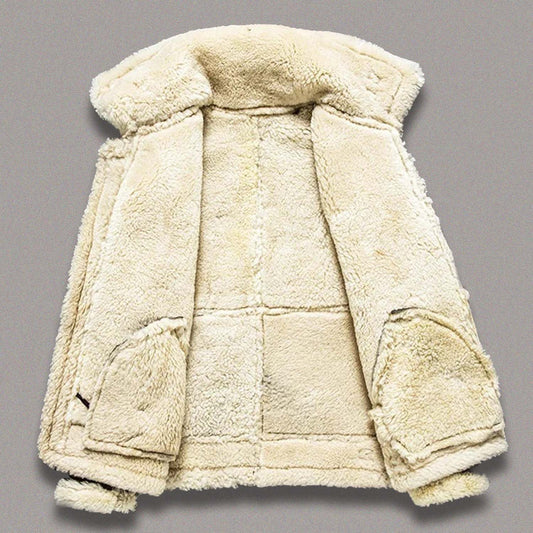 RAF AVIATOR SHEARLING BOMBER JACKET