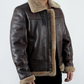 DARK BROWN FUR JACKET