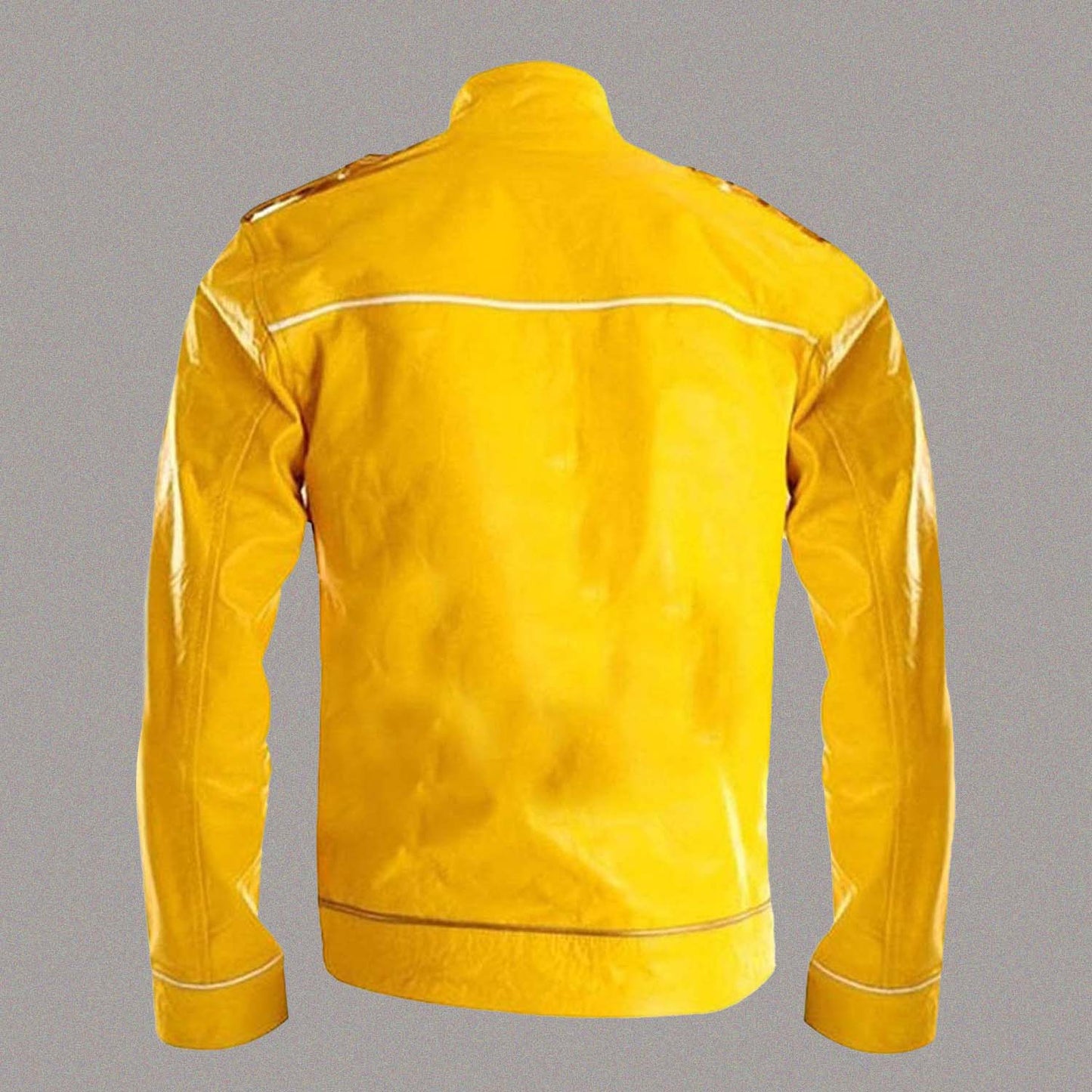 FREDDIE MERCURY YELLOW LEATHER JACKET